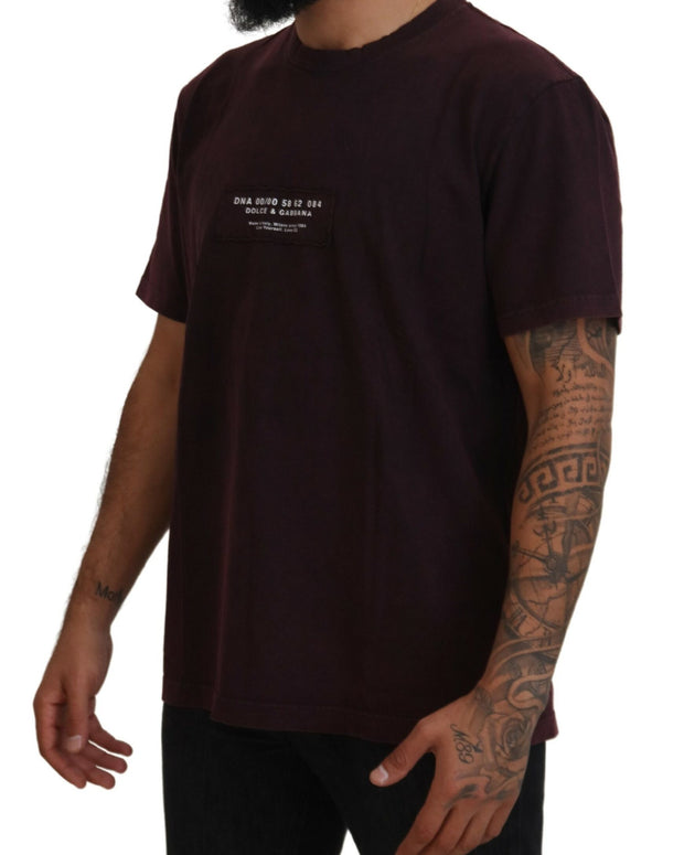 Bordeaux Crewneck Short Sleeve  T-shirt