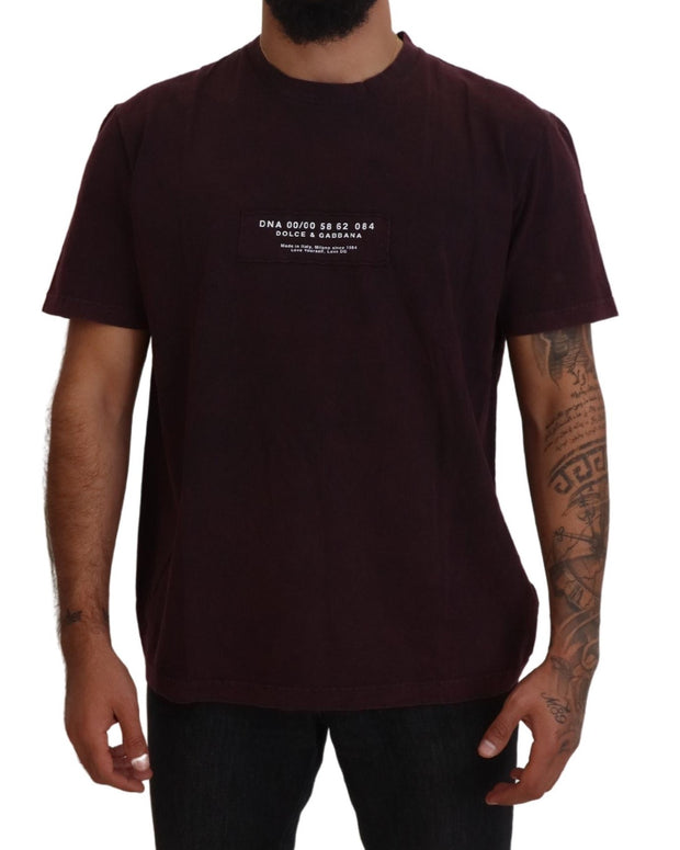Bordeaux Crewneck Short Sleeve  T-shirt
