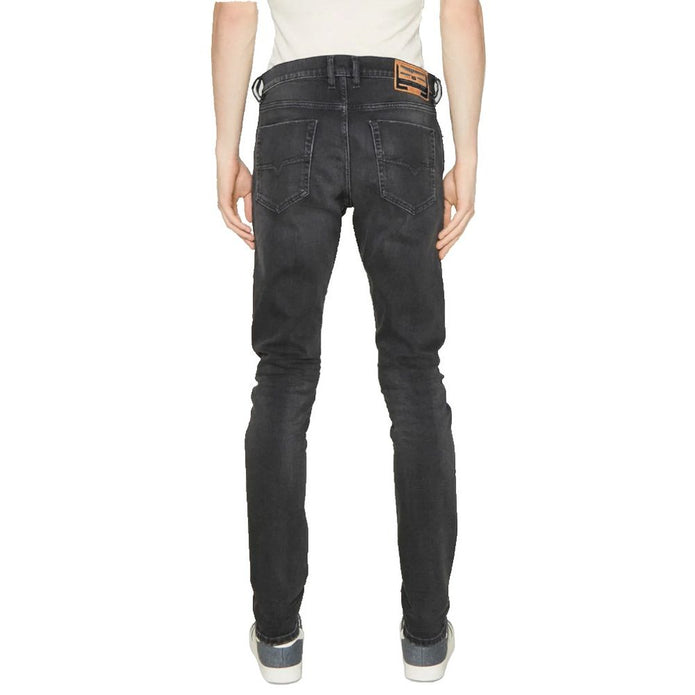 Black Cotton Men Jeans