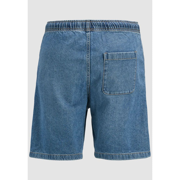 Light Blue Cotton Bermuda Shorts