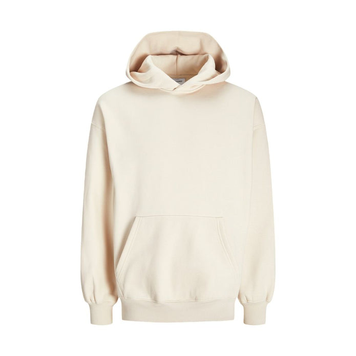 Beige Cotton Hoodie