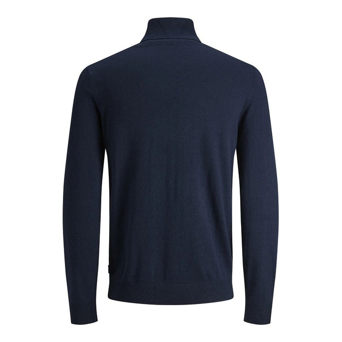 Blue Cotton Turtleneck