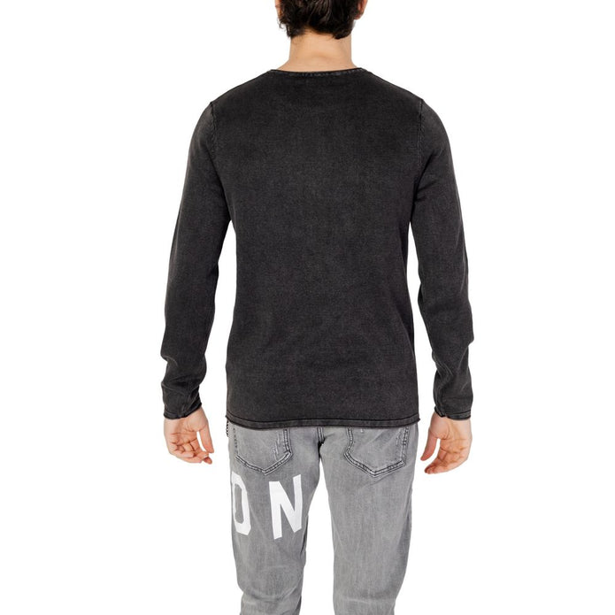 Black Cotton Sweatshirt