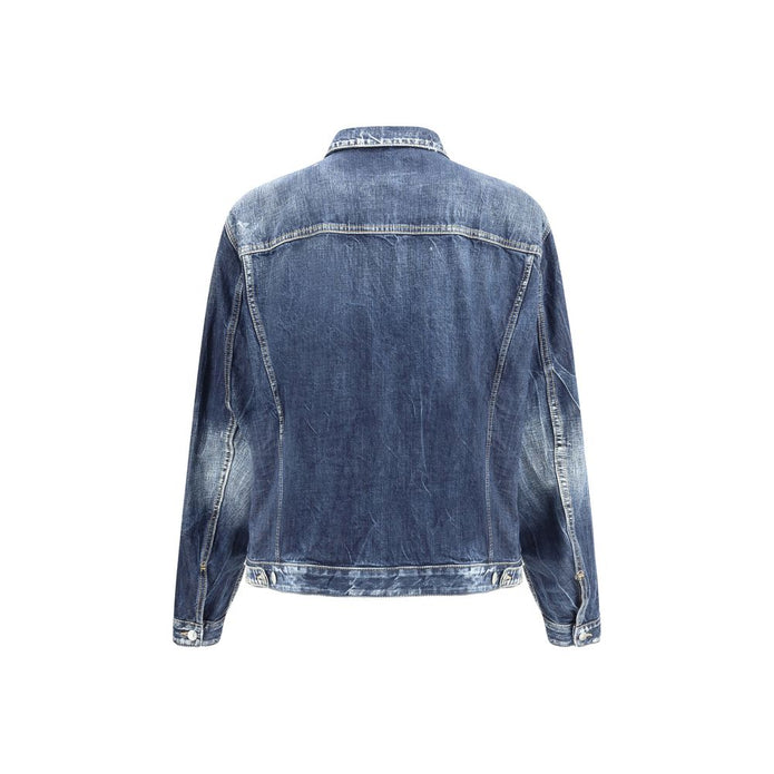 Blue Cotton Denim Jacket