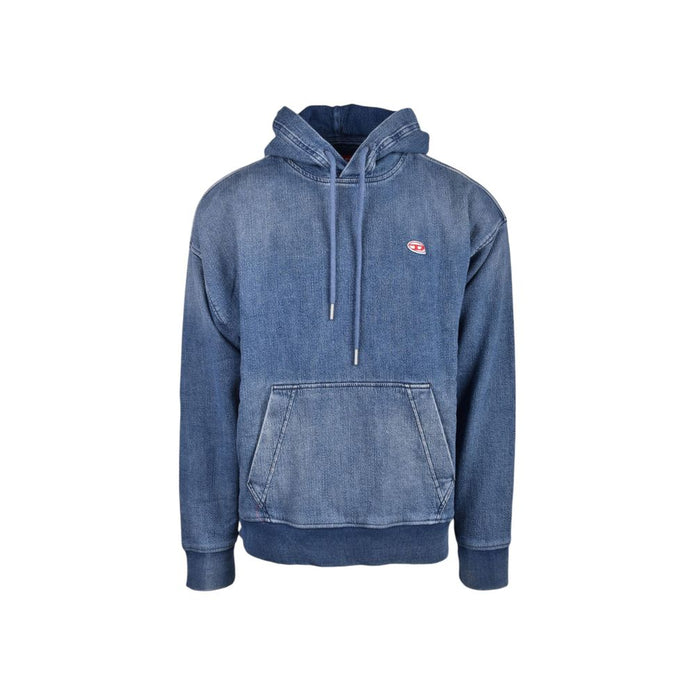 Blue Cotton Hoodie