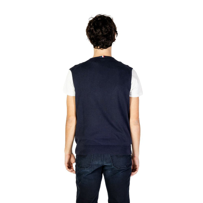 Blue Cotton Waistcoat