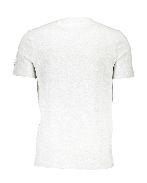 Gray Cotton Men T-Shirt