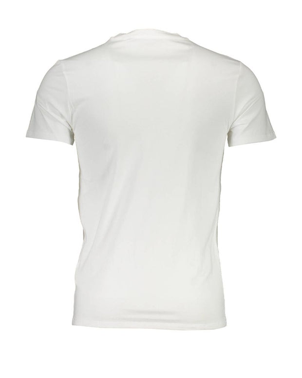White Cotton Men T-Shirt