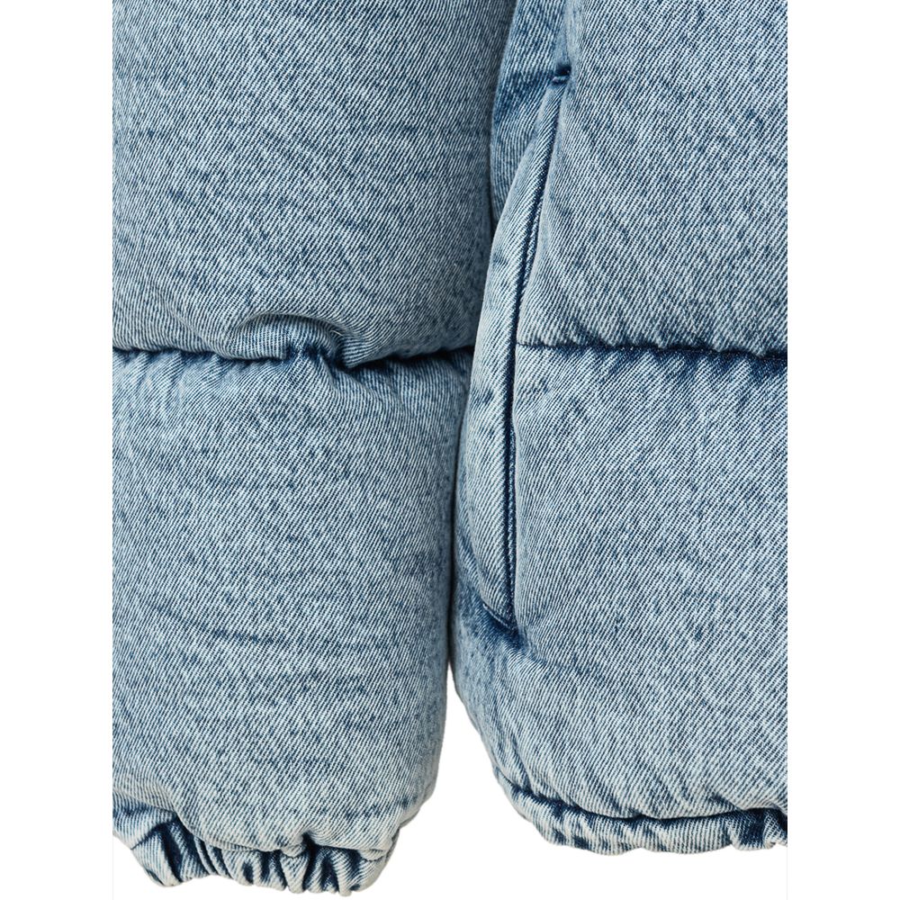 Blue Polyester Coat