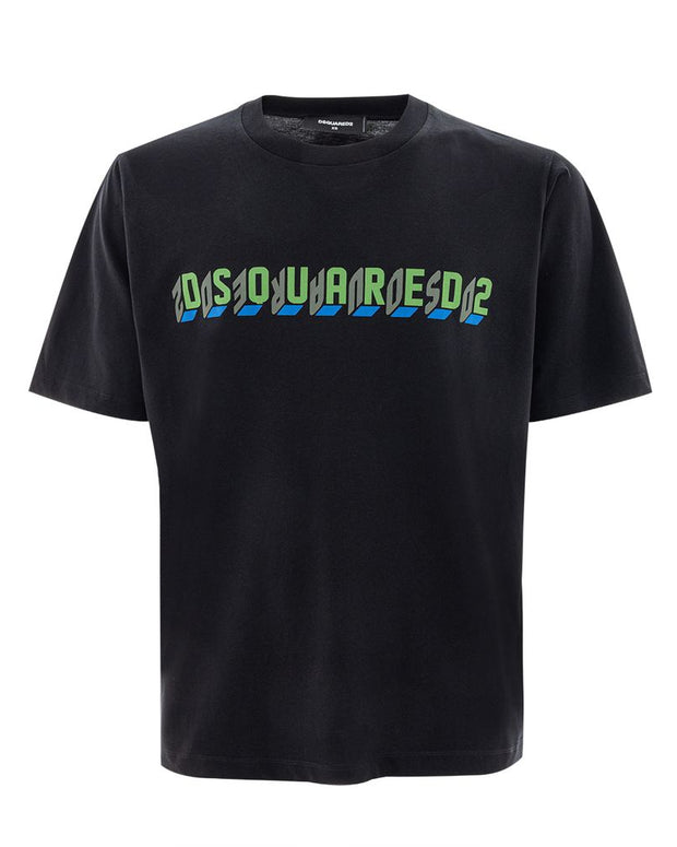 Black Cotton T-Shirt