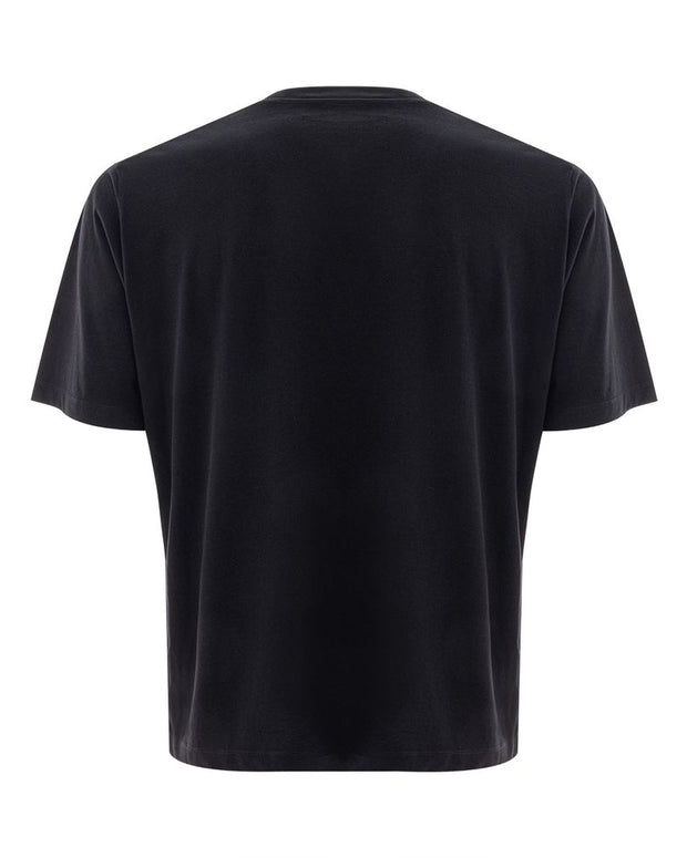 Black Cotton T-Shirt