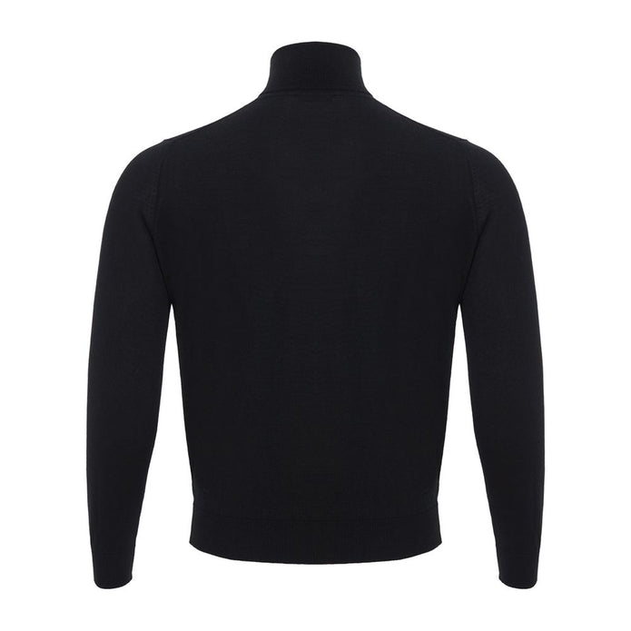 Italian Cashmere Luxury Black Sweater