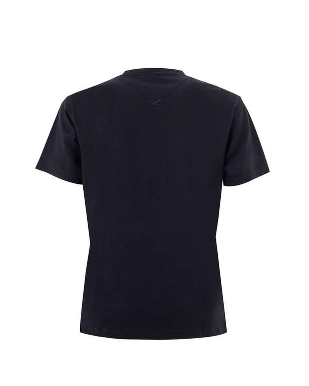 Elegant Cotton Tee in Timeless Black