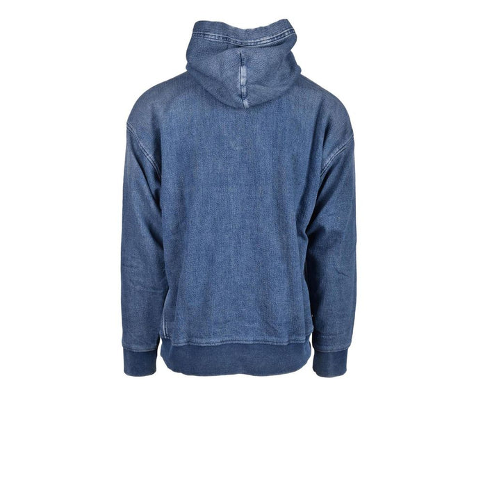 Blue Cotton Hoody