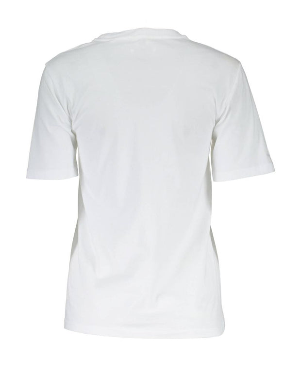 White Cotton Men T-Shirt