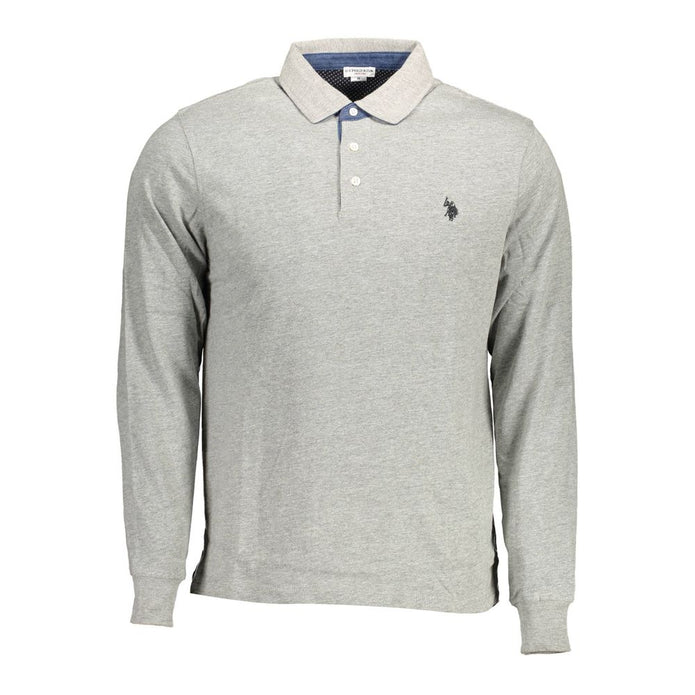 Brown Cotton Men Polo Shirt