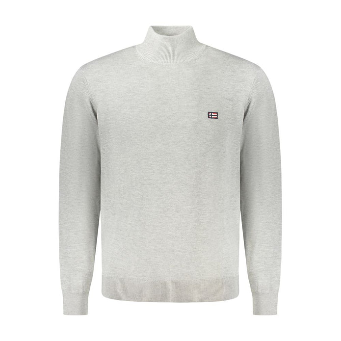 Brown Polyester Men Sweater