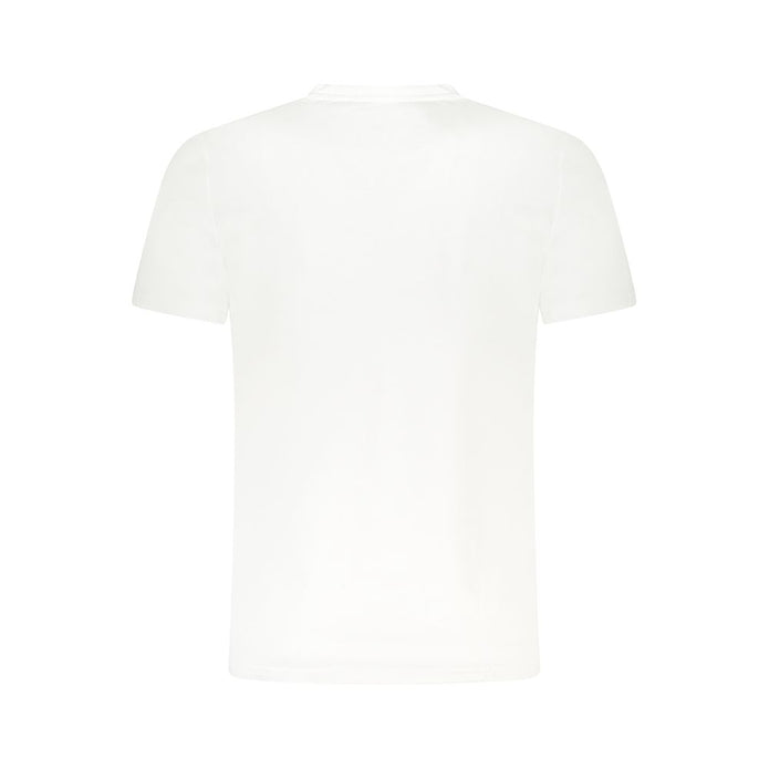White Cotton Men T-Shirt