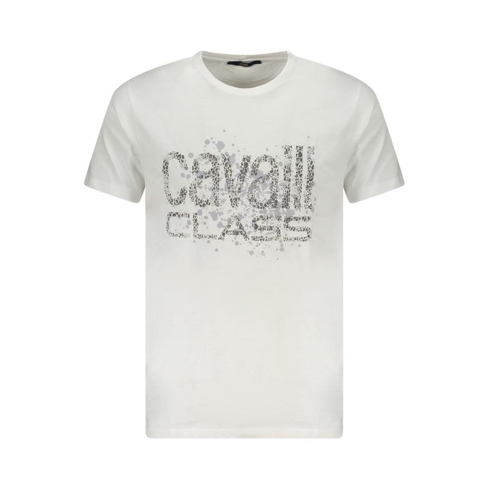 White Cotton Men T-Shirt
