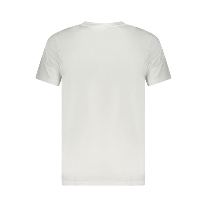 White Cotton Men T-Shirt