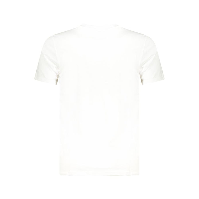 White Cotton Men T-Shirt