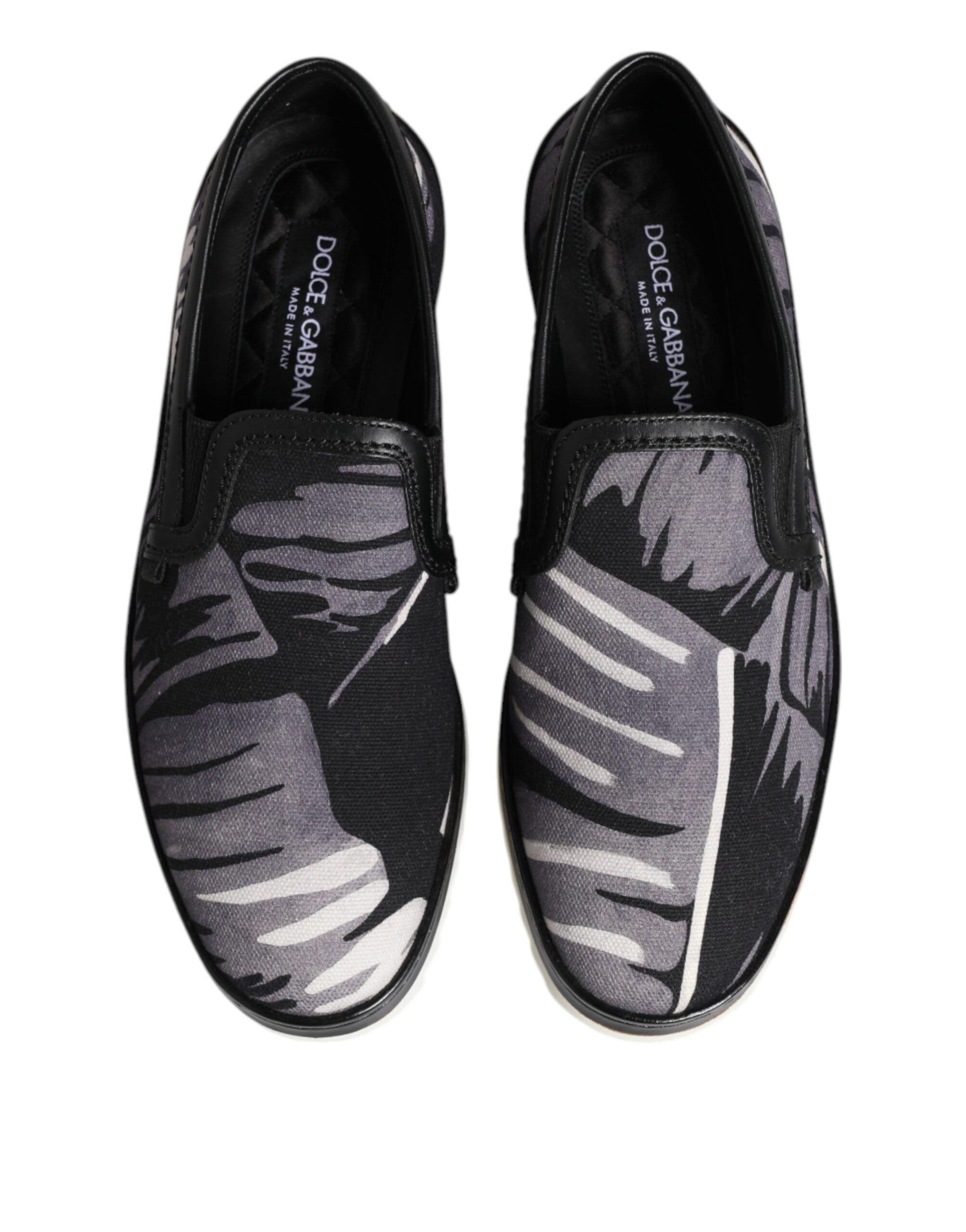 Black Tropical Slip On Men Sneakers Shoes