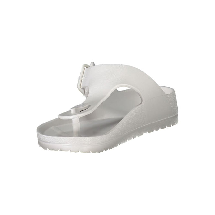 White Plastic Women Sandal