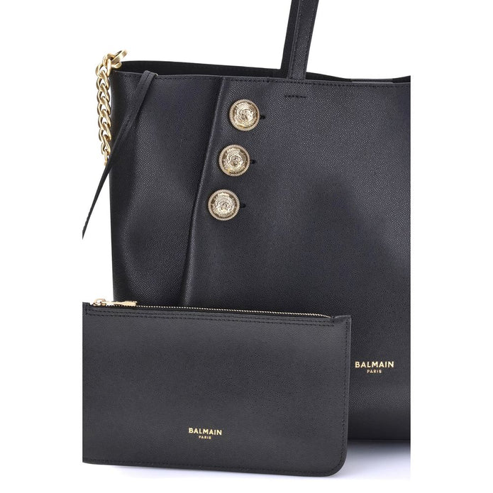 Black Calf Leather Bos Taurus Shoulder Bag