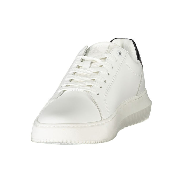 White Leather Men Sneaker