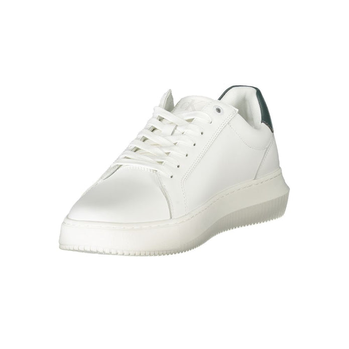 White Leather Men Sneaker