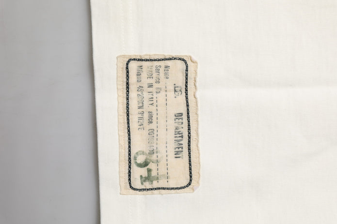 White Love Peace Cotton Men Crew Neck T-shirt