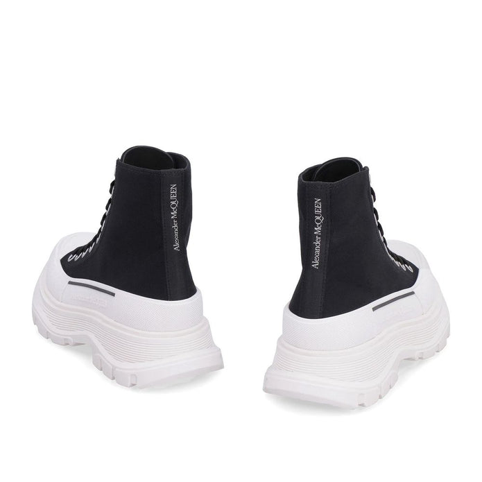Black Canvas High Top Sneakers