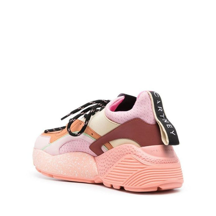 Orange Polyethylene Chunky Sneakers