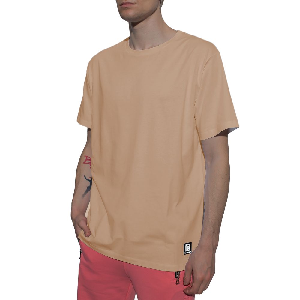 Brown Cotton T-Shirt
