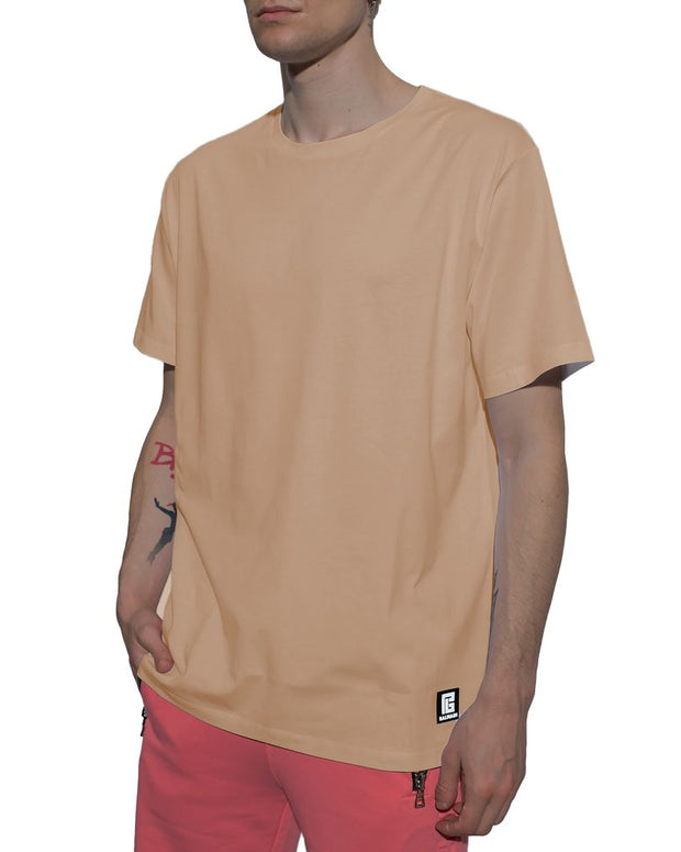 Brown Cotton T-Shirt