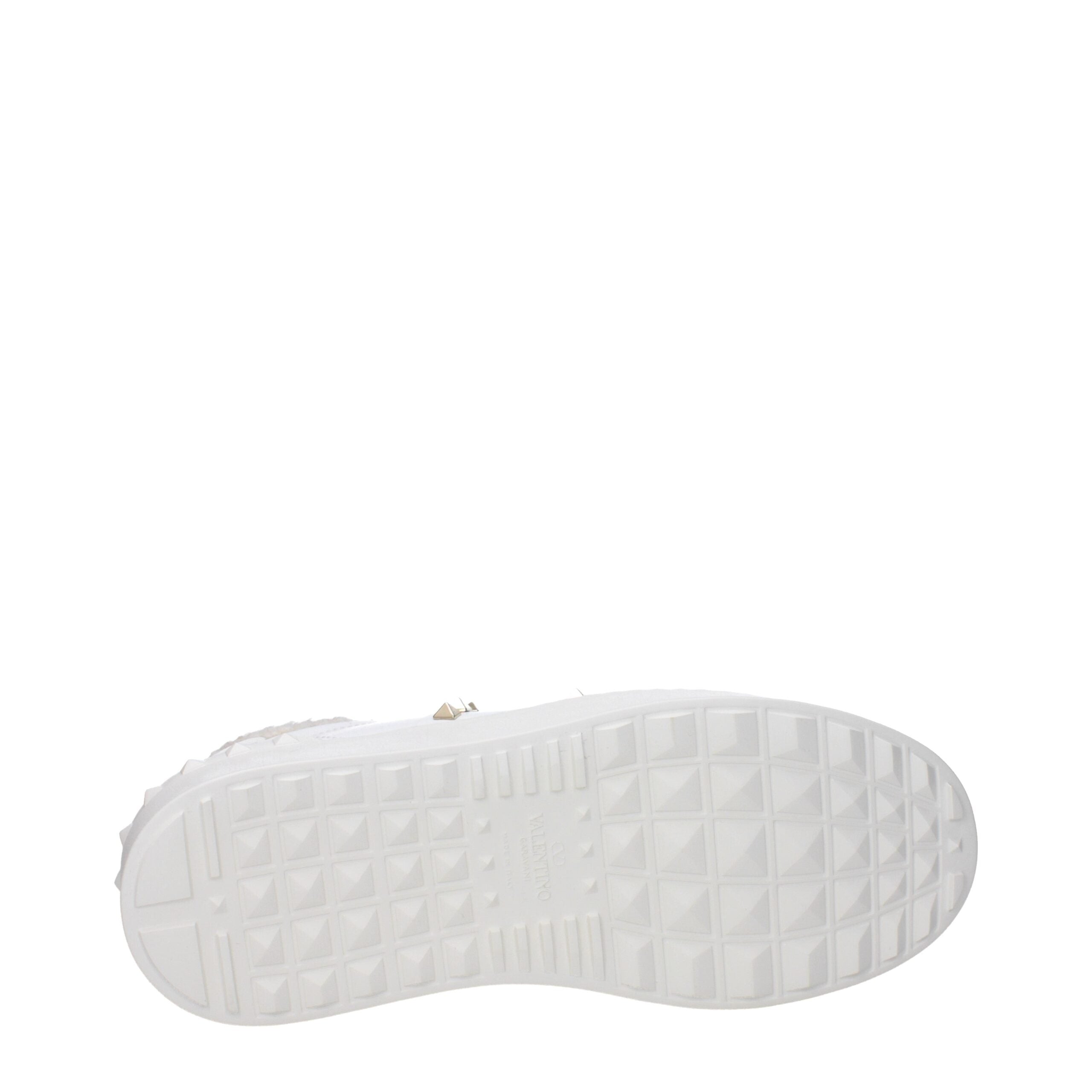 White Leather Platform Sneakers