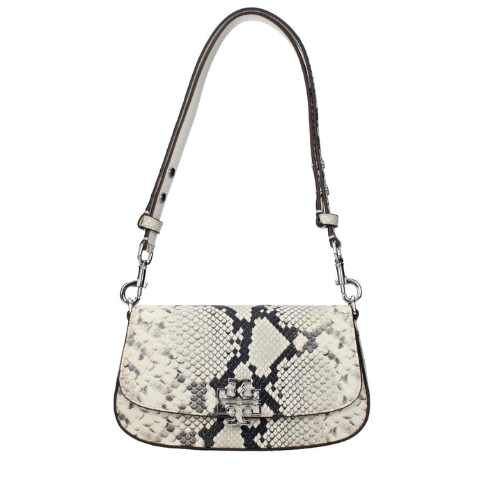 White Leather Shoulder Bag