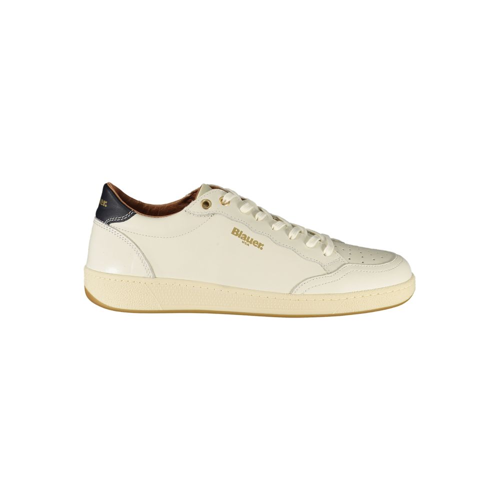 White Leather Men Sneaker