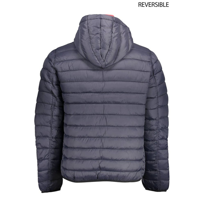 Blue Nylon Jackets & Coat