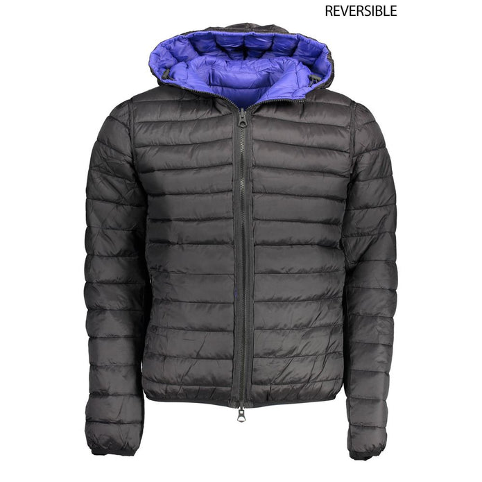Blue Nylon Jackets & Coat