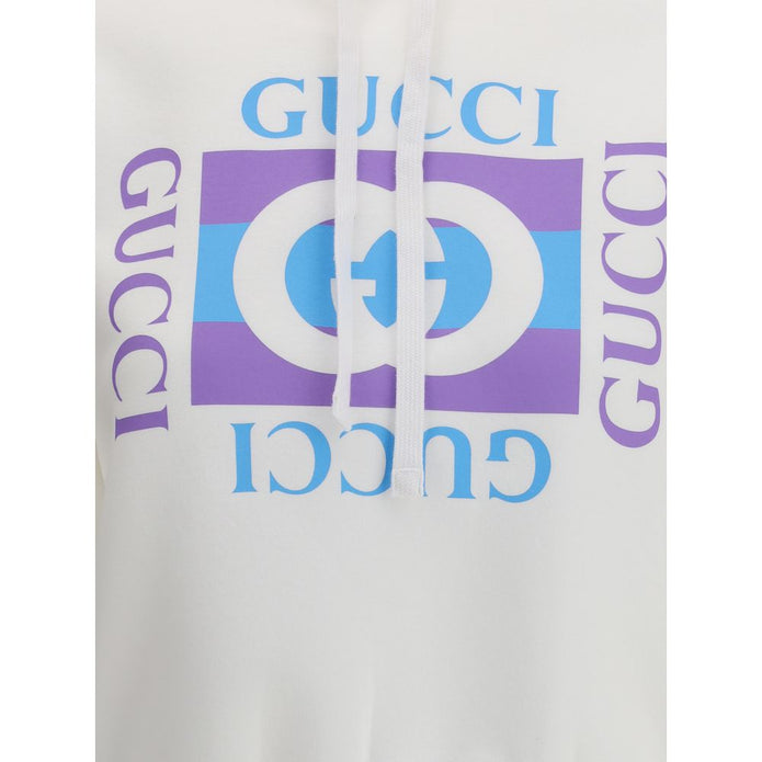 White Cotton Sweatshirt
