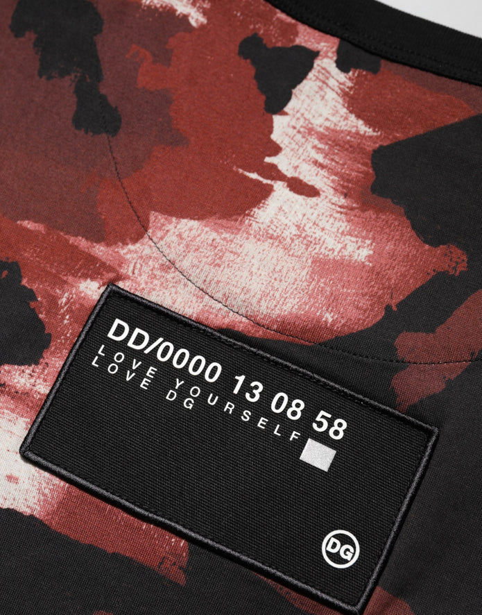 Multicolor Camouflage Crew Neck T-shirt