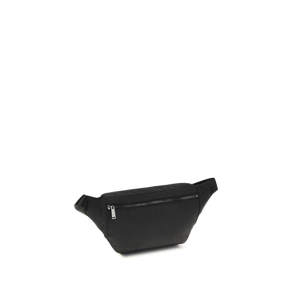 Black Polyamide Shoulder Bag