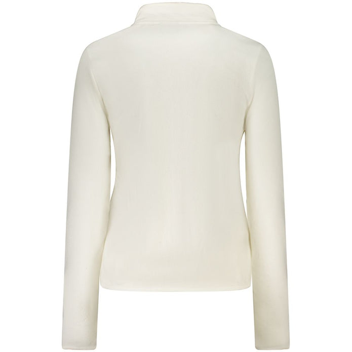 White Polyester Women Sweater