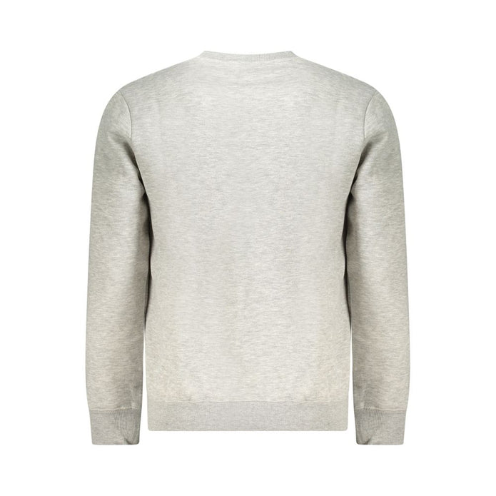 Gray Cotton Men Sweater