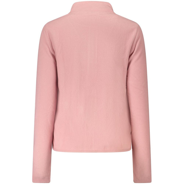 Pink Polyester Women Sweater