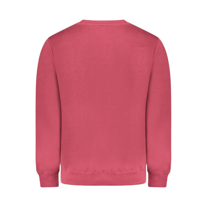 Red Cotton Men Sweater