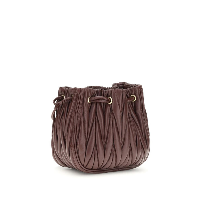 Bordeaux Calf Leather Bos Taurus Clutch Bag