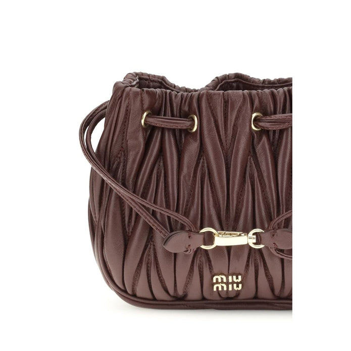 Bordeaux Calf Leather Bos Taurus Clutch Bag