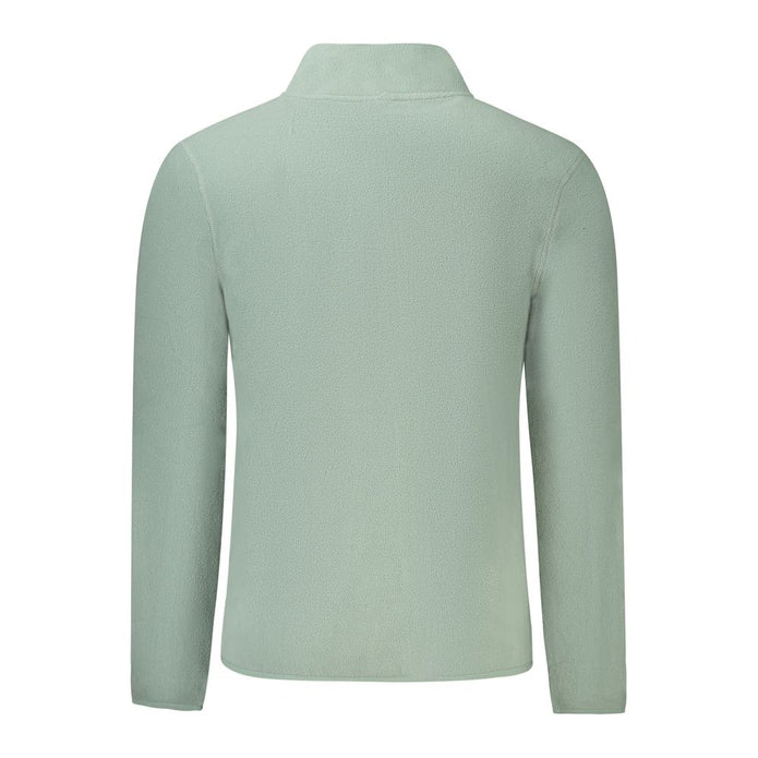 Green Polyester Men Sweater
